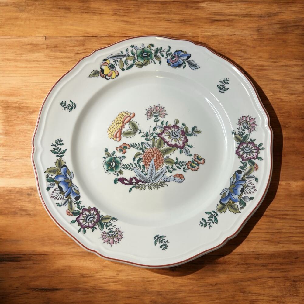 Richard Ginori Diamondstone Laveno Baronessa Round Platter Plate Italy 12.2 Inch